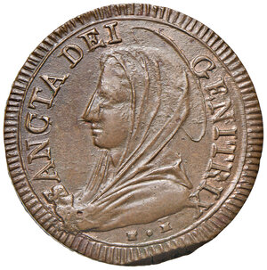 reverse: Roma. Pio VI (1775-1799). Madonnina da 5 baiocchi 1797 anno XXIII CU gr. 17,79. Muntoni 94. Berman 2987.  Iridescenze di rame rosso, SPL 