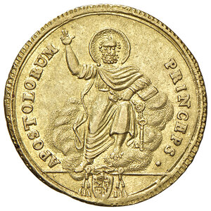 reverse: Roma. Pio VII (1800-1823). Doppia anno XVIII AV. Muntoni 3. Berman 3217. SPL 