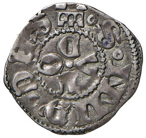 reverse: Ascoli. Eugenio IV (1431-1433 e 1445-1447). Bolognino AG gr. 1,01. Muntoni 25 var. I var. Mazza 91. Berman 310. MIR 312/2 var. Raro. Buon BB 