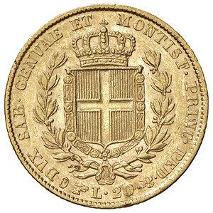 reverse: Savoia. Carlo Alberto (1831-1849). Da 20 lire 1842 (Torino) AV. Pagani 195. MIR 1045t. Rara. BB/Buon BB 