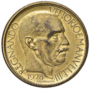 obverse: Savoia. Vittorio Emanuele III re d’Italia (1900-1946). Buono da 2 lire 1928. Esposizione di Milano CU. Gigante 1. Più di SPL 
