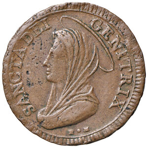 reverse: Tivoli. Pio VI (1775-1799). Madonnina da 5 baiocchi 1797 anno XXIII CU gr. 17,95. Muntoni 423. Berman 3151. Buon BB