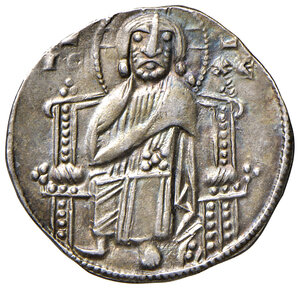 reverse: Venezia. Iacopo Tiepolo (1229-1249). Grosso AG gr. 2,15. Paolucci 1. Bella patina iridescente, SPL