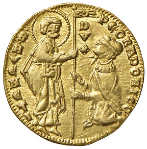 obverse: Venezia. Pietro Gradenigo (1289-1311). Ducato AV gr. 3,52. Paolucci 1. Raro. Fondi lucenti, SPL 