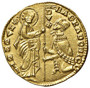 obverse: Venezia. Bartolomeo Gradenigo (1339-1342). Ducato AV gr. 3,53. Paolucci 1. Raro e in stato di conservazione eccezionale, FDC