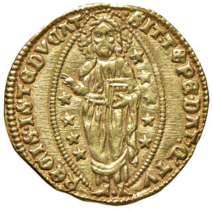 reverse: Venezia. Michele Steno (1400-1413). Ducato AV gr. 3,55. Paolucci 1. SPL