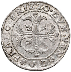 obverse: Venezia. Francesco Erizzo (1631-1646). Scudo della croce (sigle V-D; Vincenzo Diedo massaro) AR gr. 31,70. Paolucci 9. Fondi brillanti, q.FDC  