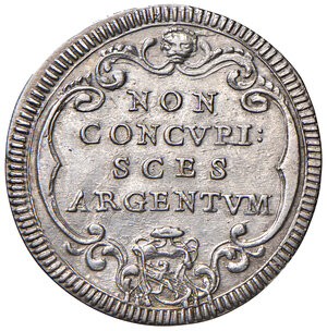 reverse: Clemente XI (1700-1721). Roma. Giulio anno IX AG gr. 3,00. Muntoni 99. Berman 2413. MIR 2297/7.  SPL/q.SPL 