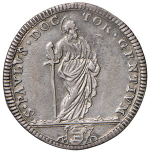 reverse: Clemente XI (1700-1721). Roma. Giulio anno XV AG gr. 2,95. Muntoni 113. Berman 2418. MIR 2302/2. BB