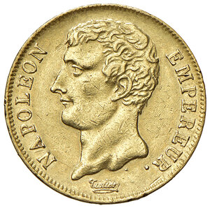 obverse: Francia. Napoleone I imperatore (1804-1814). Da 20 franchi anno 12-1803/1804 (Parigi) AV gr. 6,42. Friedberg 487.   Buon BB