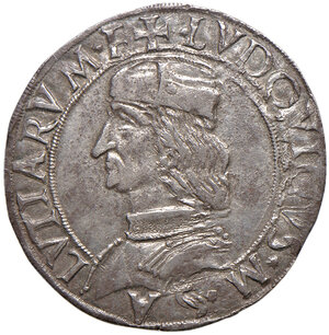 obverse: Carmagnola. Ludovico II di Saluzzo (1475-1504). Cavallotto AG. Ravegnani Morosini 9. MIR 126. Periziata Egidio Ranieri BB+. Buon BB 