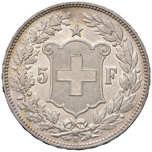 reverse: Svizzera. Confederazione (1848-). Da 5 franchi 1909 (Berna) AG. Divo-Tobler 297. Davenport 392. q.FDC