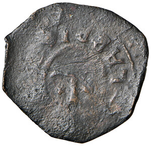 reverse: Mileto. Ruggero I gran conte (1085-1101). Follaro AE gr. 3,25. Travaini 157. MEC14, 87. MIR 495. D’Andrea Normanni 128.  Molto raro. MB/q.BB