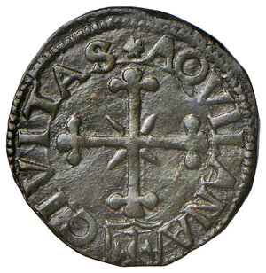 reverse: Aquila. Carlo VIII re di Francia (1495). Cavallo AE gr. 2,23. MEC14, 1047. D’Andrea-Andreani – (cfr. 131-132). MIR 112.  Raro. Particolarmente ben conservato, SPL 
