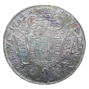 reverse: AUSTRIA FRANZ I TALLERO 1762 HA AG. 28,05 GR. SPL-FDC