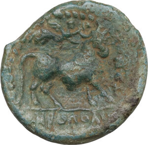 reverse: Central and Southern Campania, Neapolis. AE 16 mm, c. 250-225 BC