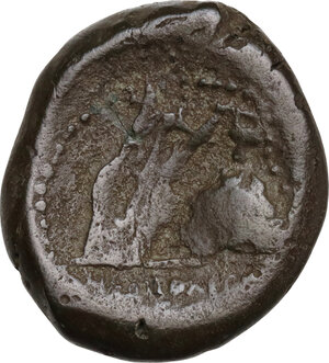 reverse: Central and Southern Campania, Neapolis. AE 20.5 mm. c. 250-225 a.C