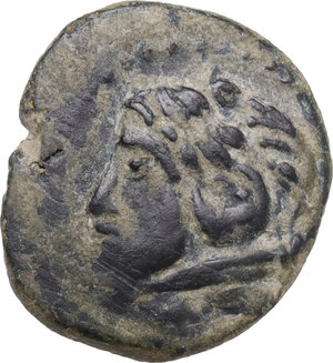 obverse: Northern Apulia, Ausculum. AE 19 mm. c. 240 BC