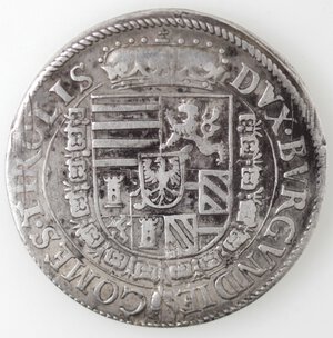 reverse: Austria. Ferdinando II. 1564-1595. Tallero s.d.. Ag. 