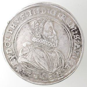 obverse: Bohemia. Budweis. Rodolfo II. 1576-1612. Tallero 1591. Ag. 