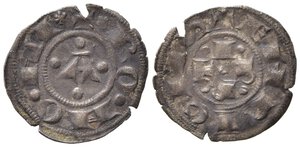 obverse: BOLOGNA. Repubblica a nome di Enrico VI Imperatore (1191-1337). Bolognino piccolo Ag (0,45 g). MIR 2. qBB