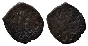 obverse: MESSINA. Filippo II (1556-1598). 2 Piccioli AE (1,71 g - 15 mm). D/PHILIPPVS D G; corona fogliata. R/REX SICILIAE; aquila coronata a destra ad ali spiegate. MIR 341; Sp. 127. MB