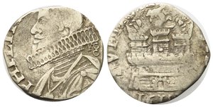 obverse: NAPOLI. Filippo III (1598-1621). 15 grana 1618 sigle FC/C. Ag (2,10 g). Magliocca 20 Raro. MB *tosato