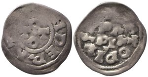 obverse: PAVIA. Ottone I e II (962-967). Denaro Ag (1,08 g). MIR 828. BB