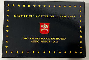 reverse: Vaticano. Monetazione in Euro. Benedetto XVI. Divisionale 2014. PROOF