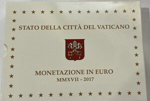 obverse: Vaticano. Monetazione in Euro. Papa Francesco. Divisionale 2017. PROOF
