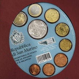 reverse: SAN MARINO. Monetazione in Euro. Divisionale 2007. FDC