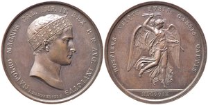 obverse: NAPOLEONICHE . Napoleone I, Imperatore (1804-1814) . Medaglia. 1809 - Battaglia di Wagram Opus: Manfredini Ø: 42 mm. . AE Br. 862; Julius 2112. FDC