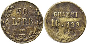 obverse: PESO MONETALE da 50 lire AE (16,12 g) BB