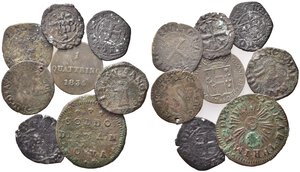 obverse: ZECCHE ITALIANE. Lotto di 8 monete da catalogare (Mantova, Messina, Firenze…). MB