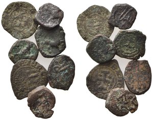 obverse: ZECCHE ITALIANE. Lotto di 7 monete medievali da catalogare. MB