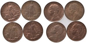 obverse: SAVOIA. Regno d Italia - Lotto di 4 monete da 2 centesimi.