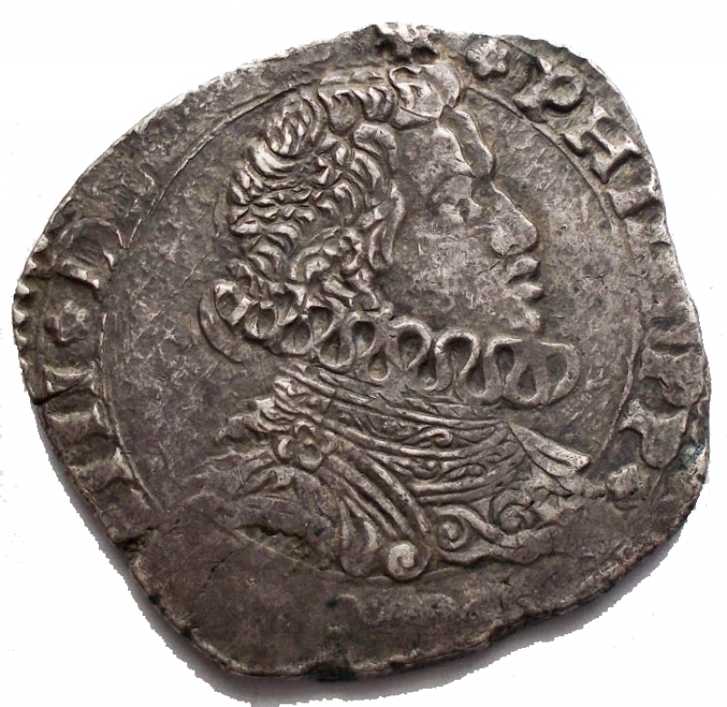 obverse: Messina - Filippo IV 1621-1665 -ag/ 4 Tari  Ag. gr 10,47