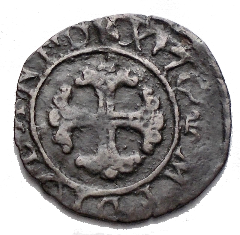reverse: Milano. Luigi XII (1500-1512) Trillina. D/ Gigli. R/ Croce. MI, 0.75 gr. Crippa 17. qBB