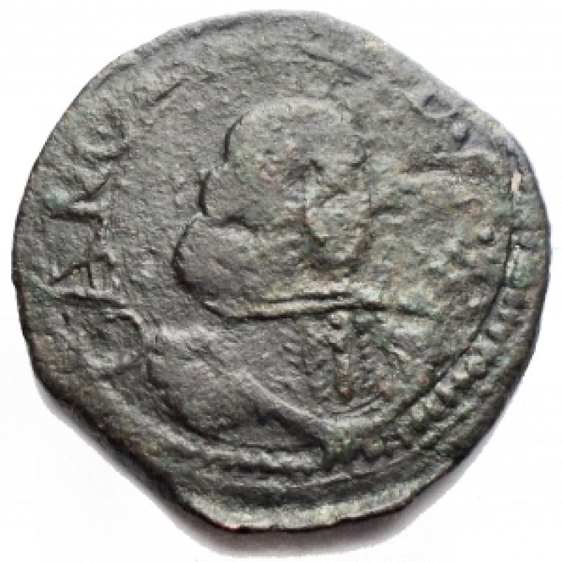 obverse: Zecche Italiane - Cagliari. Carlo II. 1665-1700. Cagliarese 1668. Cu. CNI 11-13. Peso 4,52 gr. Diametro 22,07 mm. BB.