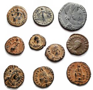 obverse: Impero Romano. Interessante insieme di 10 pezzi in Ae