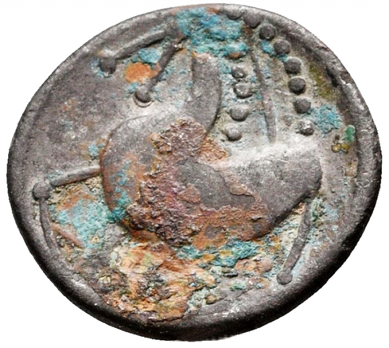 obverse: Eastern Europe. Mint in the southern Carpathian 200-100 BC. 