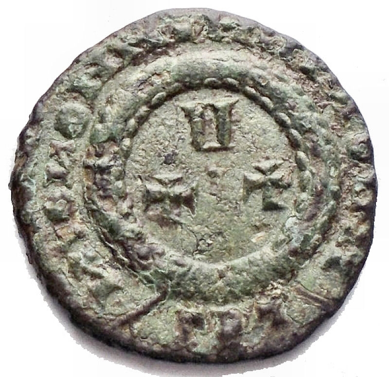 reverse: Barbarian Coins - Ae imitative. (Quadi) g 1.36. mm 16.11 . VF ++. Rare. Green patina