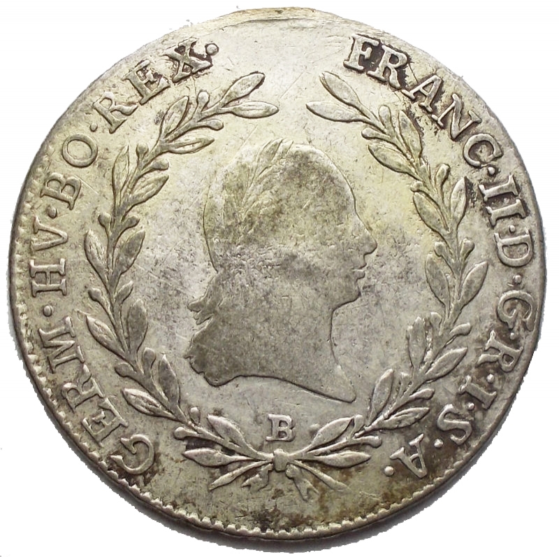 obverse: Austria 20 kreuzer, 1795