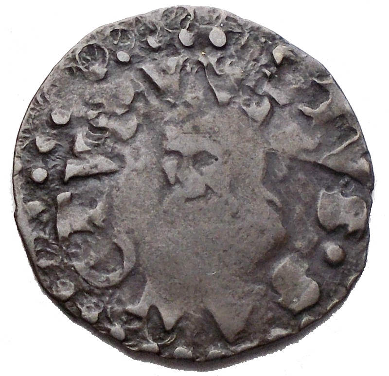 reverse: Lucca. Repubblica (1369-1799) Monete con data (1543-1599). Quattrino 1558. gr 0,76. MIR 183. CNI 367. MI. BB. Patina cuoio 