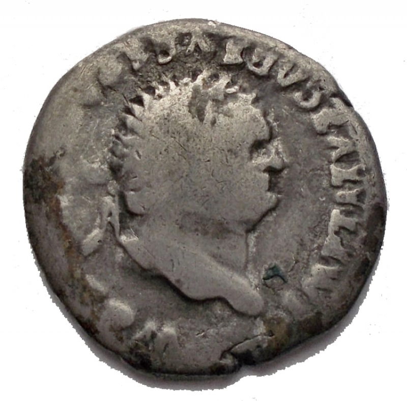 obverse: Tito 72-81 d.C. denario Ag da catalogare. gr 3,13