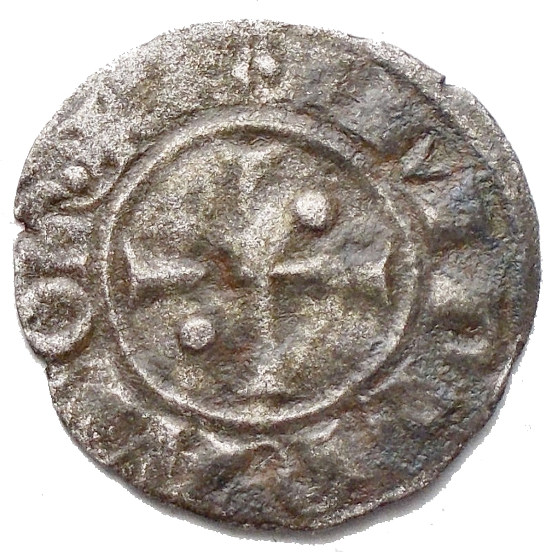 reverse: Gli Svevi (1194-1268), Federico II (Re di Sicilia, 1198-1250; Re di Germania, 1212-1220; Imperatore, 1220-1250), Denaro, Brindisi, 1236; BI (g 0,57; mm 16,59); + F IMPERATOR, croce potenziata, nei quadranti, due globetti, Rv. + R IERSL’ ET SICIL’, grande A, tra due globetti. Spahr 118; MEC XIV, 548; Travaini 30. 