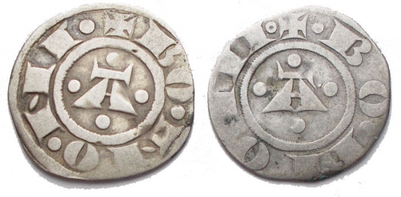 obverse: Lotti - Zecche Italiane. Bologna. Insieme di 2 pezzi in Ag. gr 1,1 e 1,09
