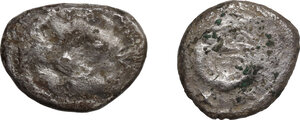 obverse: Etruria, uncertain mint. Lot of 2 unclassified AR denominations. 4th-3rd century BC