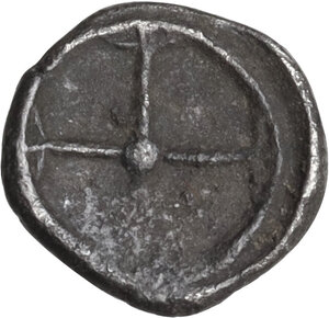 reverse: Syracuse.  Deynomenid Tyranny (485-466 BC).. AR Litra, 480-470 BC