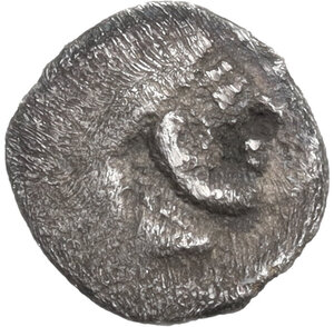 obverse: Syracuse.  Deinomenid Tyranny (485-466 BC).. AR Hemiobol, 485-478 BC